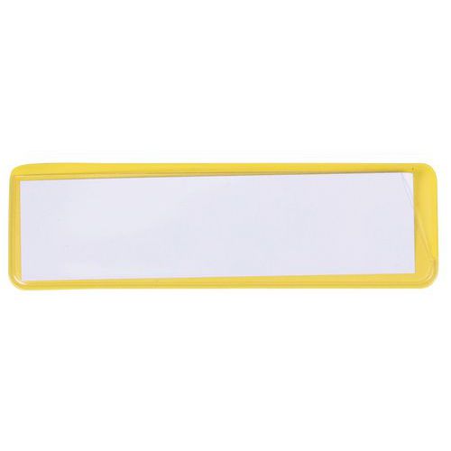 Etichette Magnetiche Fondo Giallo 100X3100X30 mm,