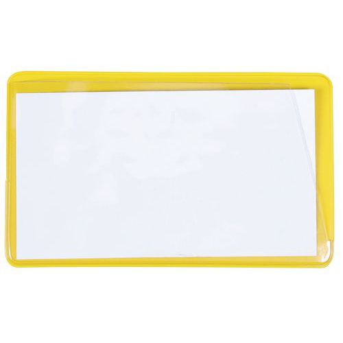 Etichette Magnetiche Fondo Giallo 100X6100X60 mm,