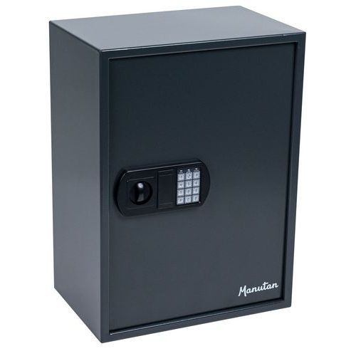 Cassetta portachiavi elevata sicurezza (200 ganci) grigio scuro,