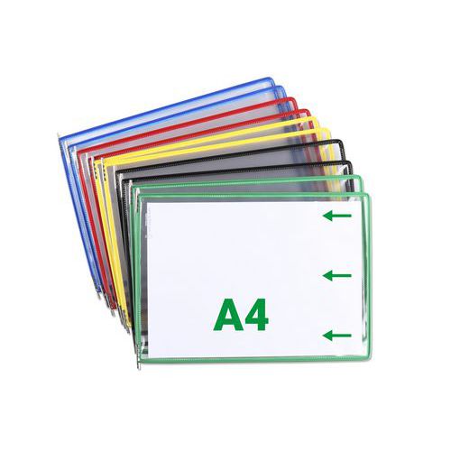 Buste A4 perno girevole colori assortiti-Djois by Tarifold,