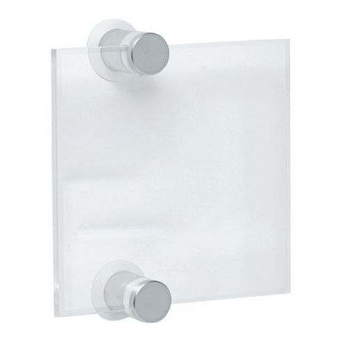 Crystal Sign - targa quadrata per porta 10,5 x 10,5 cm,