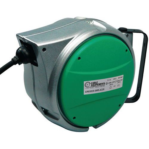 Avvolgitore a richiamo automatico IP42 con involucro in alluminio A325 - 8 m,