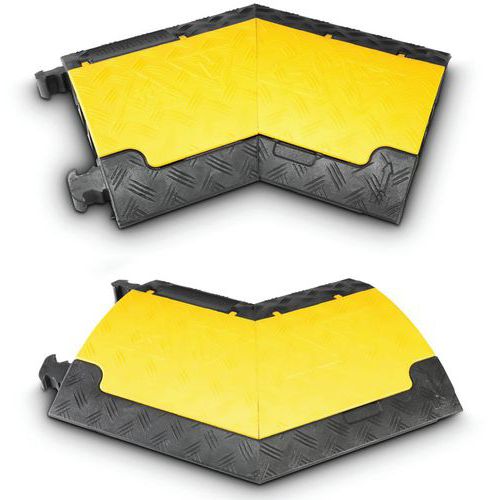 Angolo a 45° a sinistra per la protezione dei cavi BOA 35-3,