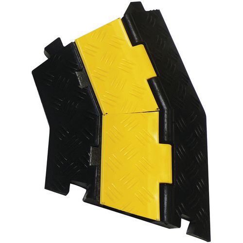 Canalina passacavi COBRA 32-2 - angolo 45° - destra,