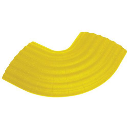 Canalina passacavi angolo  90° Ondéo GIALLO,