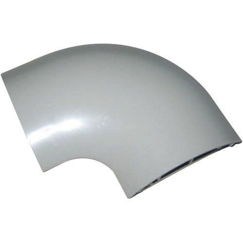Canalina passacavi angolo 90° PG12 - PVC grigio,