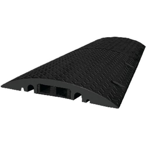 Dosso rallentatore passacavi 2 canali - 80 cm - Nero,