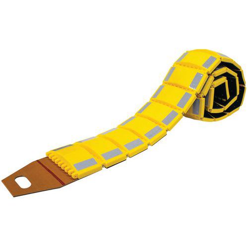 Dosso rallentatore in rotolo trasportabile 3000 mm x 40 mm - giallo,