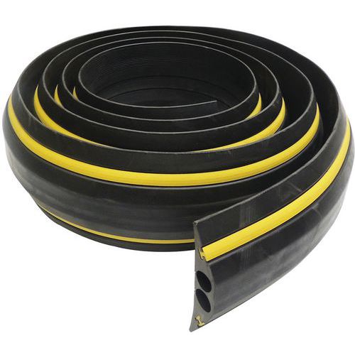 Passacavo per veicoli VOLGA - 5 m - Nero/Giallo - 2  canali Ø 23 mm,