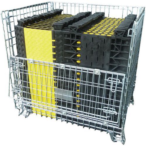 Contenitore pieghevole COBRA BOX per lo stoccaggio dei passacavi,