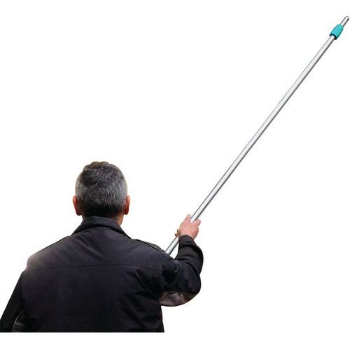 Asta per avvolgitore a richiamo automatico,