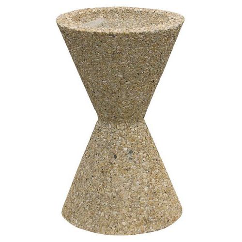 Posacenere in calcestruzzo a cono,
