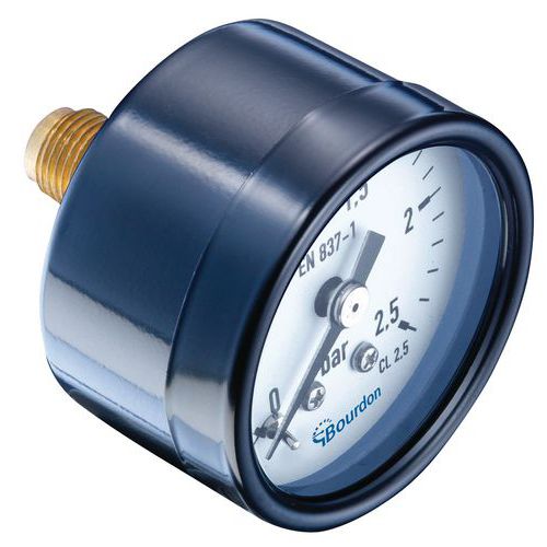 MAT1-F10.B22 - Manometro ø 40 mm, 10 bar,