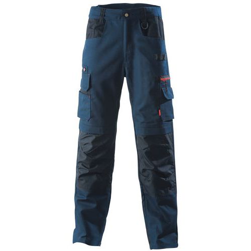 Pantaloni da lavoro Foras blu/nero T3,