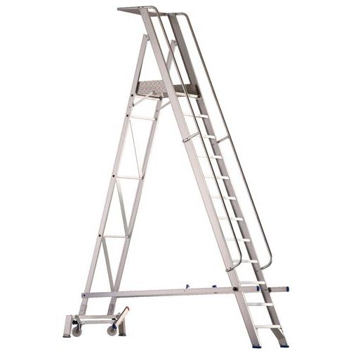 Piattaforma mobile ripiegabile - 12 gradini,