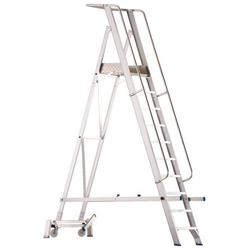 Piattaforma mobile ripiegabile - 10 gradini,