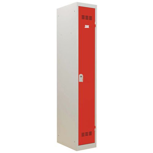 Armadietto sporco/pulito 1 colonna 300mm chiave rosso,