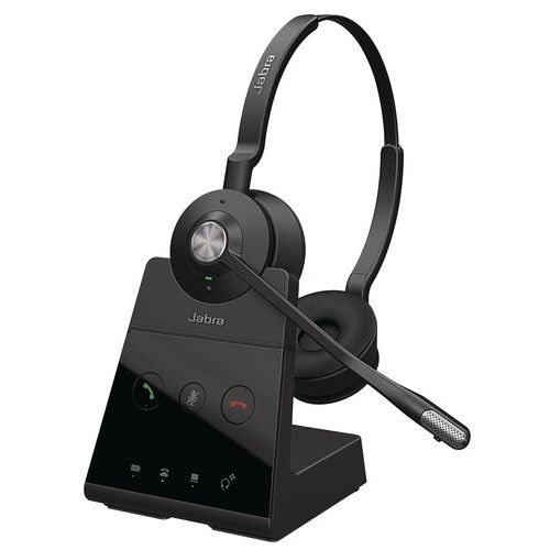 Cuffia con microfono wireless Jabra Engage 65 Duo,