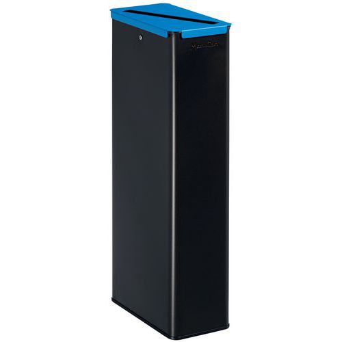 Pattumiera raccolta differenziata per carta 20 L grigia/blu,