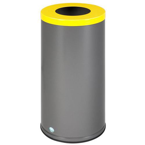 Pattumiera raccolta differenziata-70L-Mica ferro giallo-VAR,