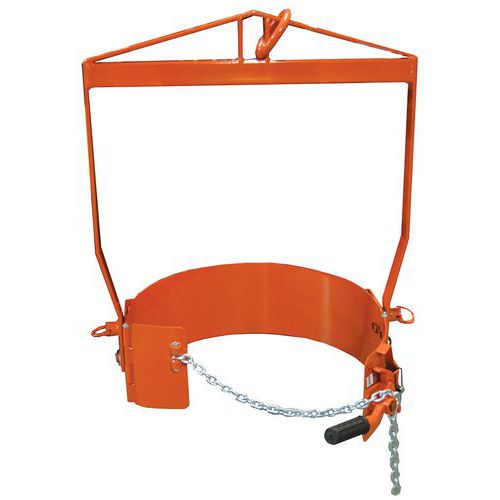 Ribaltatore di fusti a leva 360 kg,