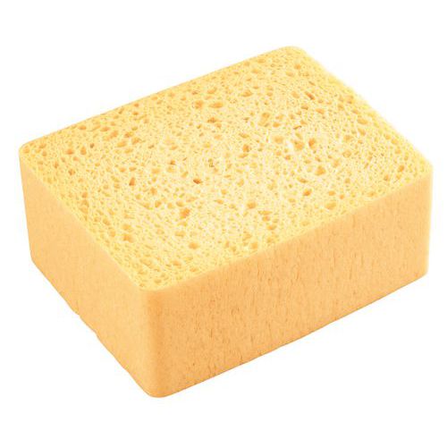 Spugna Vegetale colore giallo lungh. 15,5 cm largh. 11 cm,
