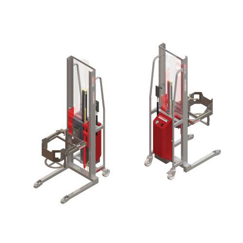 Carrello elevatore GR semielettrico 300 kg ribaltafusti 60 kg,