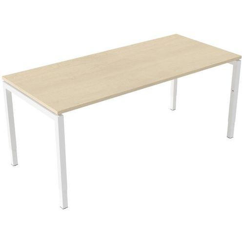 Scrivania regolabile a manovella 180 cm - Acero,