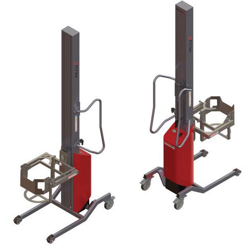 Carrello elevatore Moovit 60kg 1600mm ribaltat taniche inox,