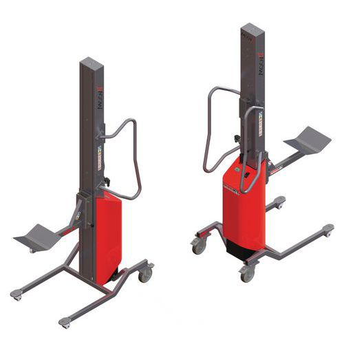 Carrello elev Moovit 100kg 2000mm sperone a rulli/piatto a V,