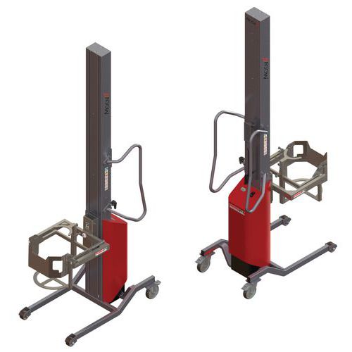 Carrello elevatore Moovit 60kg 2000mm ribaltat taniche inox,