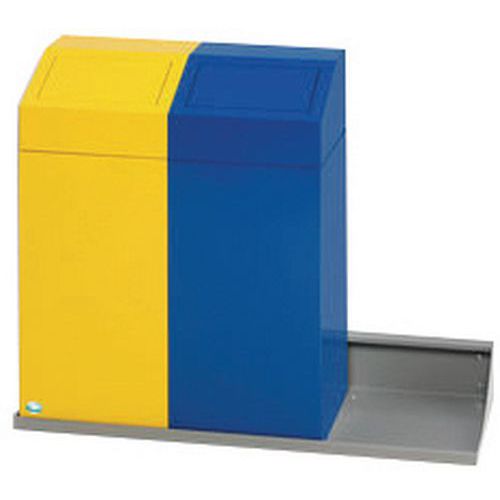 Supporto da parete x contenitore raccolta differ 45 L triplo,