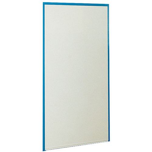 Pannello Pieno Parete Larghezza 0,5 m colore blu,