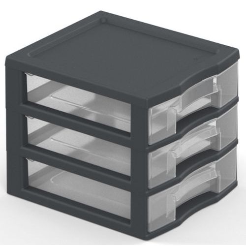 Portaoggetti TAG TOWER A6 a 3 cassetti - Paperflow,