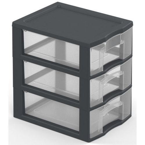 Portaoggetti TAG TOWER A5 a 3 cassetti - Paperflow,