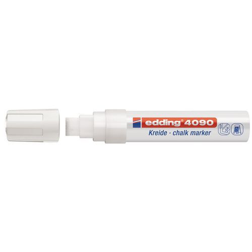 Pennarello Per Vetro E Ardesia E4090 bianco punta 4-15 mm,