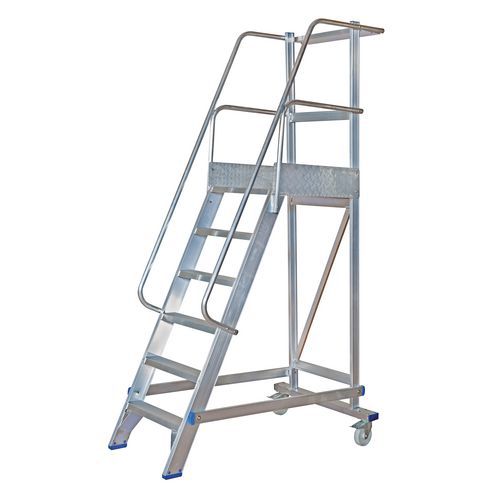 Piattaforma per scaletta non ripiegabile - 6 gradini,