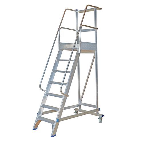 Piattaforma per scaletta non ripiegabile - 7 gradini,