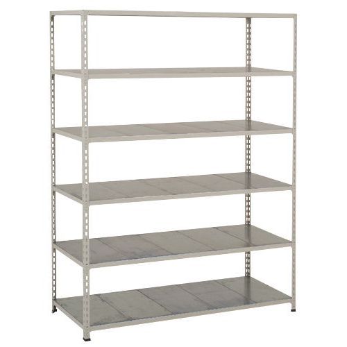 Scaffalatura Rapid 2 1830x1220x380 6 ripiani metallo zincato,