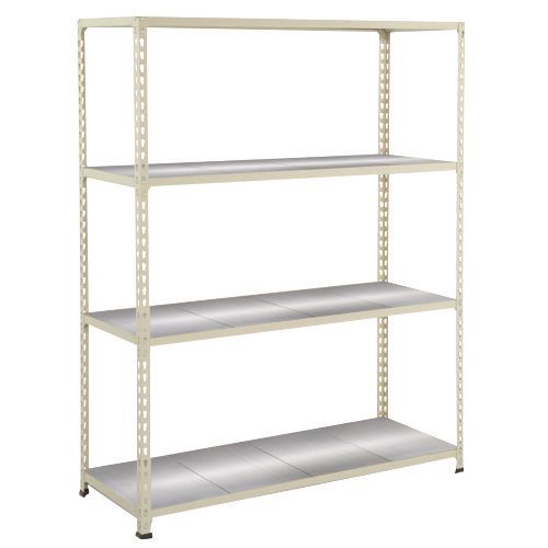 Scaffalatura Rapid 2 4 ripiani metallo 1980x1525x305 zincata,