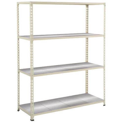 Scaffalatura Rapid 2 1980x1220x610 4 ripiani metallo zincato,