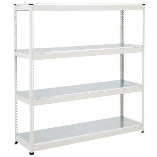 Scaffalatura Manutan Rapid 12440x2440x610 4 rip met grigio,