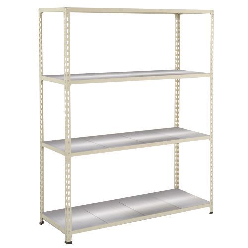 Scaffalatura Rapid 2 4 ripiani metallo zincato 1980x1220x455,