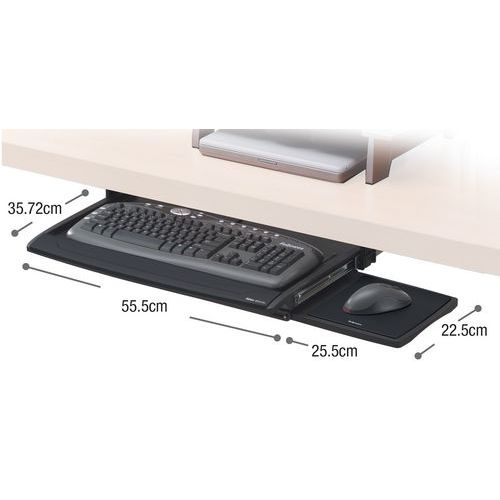 Supporto Tastiera Trasparente Ergonomico - Riser In Plastica Per PC