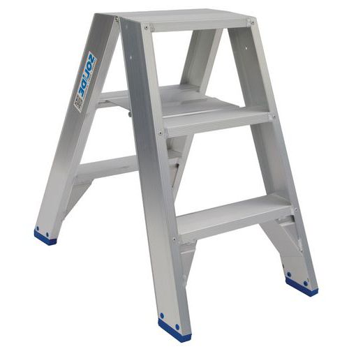 Scaletta a doppia salita - 2x3 gradini,