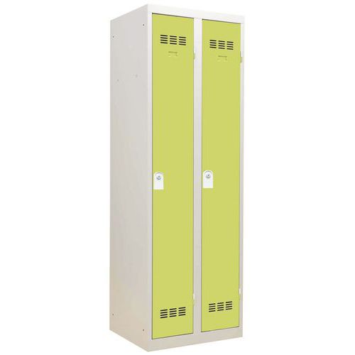 Armadietto sporco/pulito 2 colonne 300mm chiave anice,