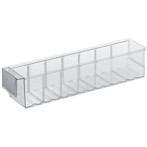 Cont-Casset Lxlxh=400X91X81Mm Trasparente,