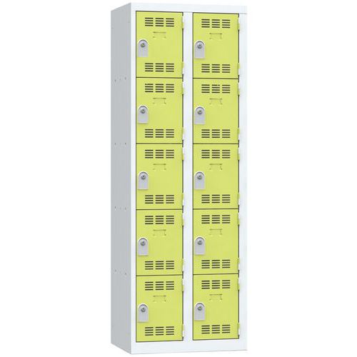 Armadietto 2 colonne 300mm 5 scomparti chiave anice,