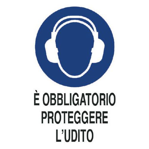 Cartello Sicurezza DPI Vsafety 41084 - Obbligo Calzature Di Protezione, 200x300 Mm, Plastica Rigida 2 Mm, Rispetta Norme EN ISO 7010