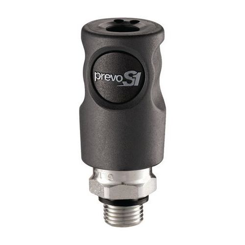 Raccordo di sicurezza su clip ISO C D6 maschio G1/4,
